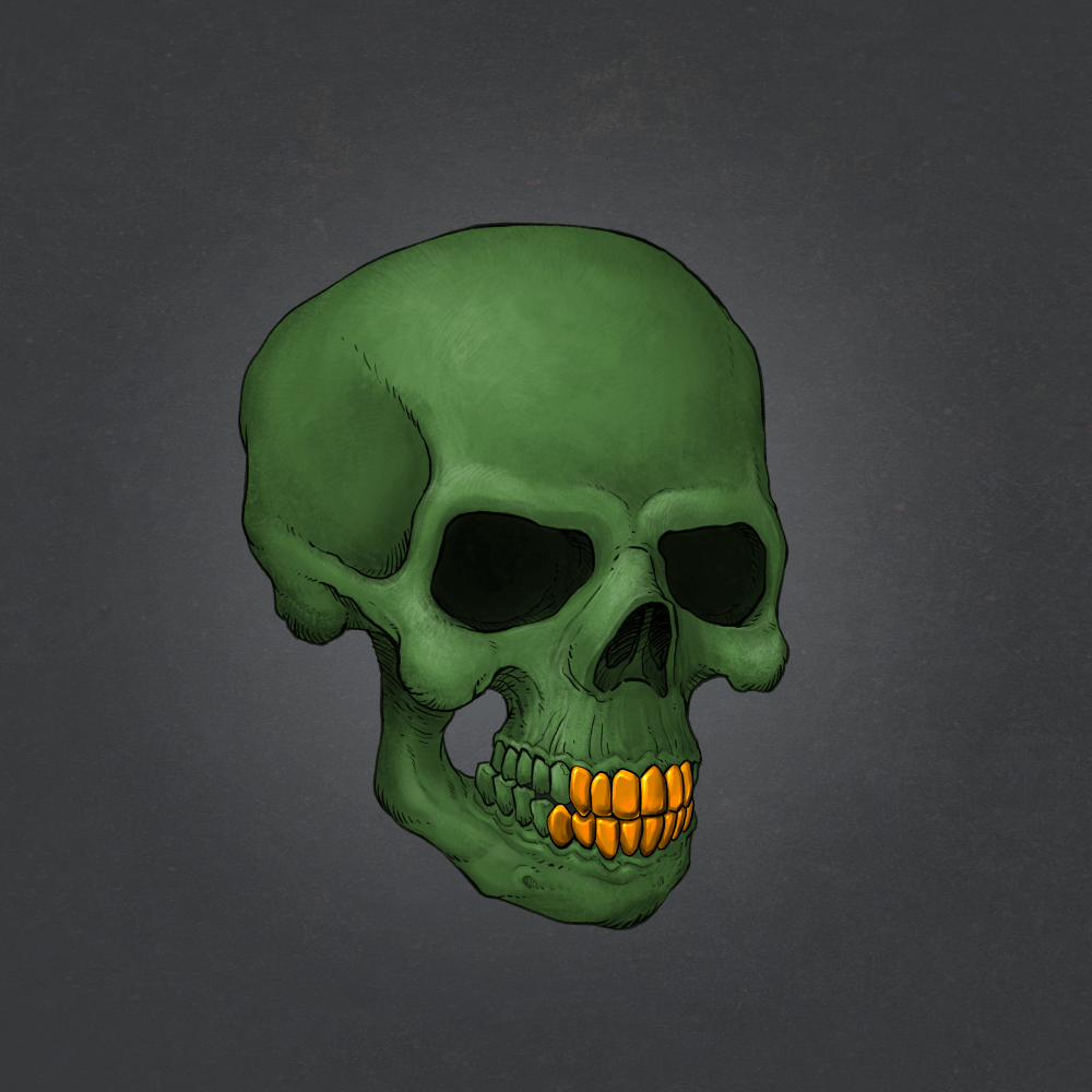 Skull Black Logo